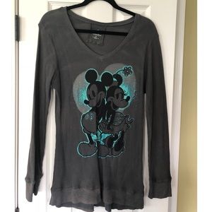 Disney thermal women’s shirt Minnie and Mickey